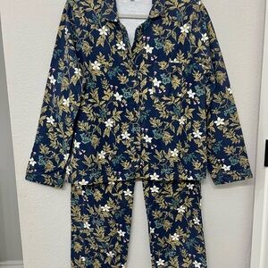 Garnet Hill Organic Flannel Pajamas